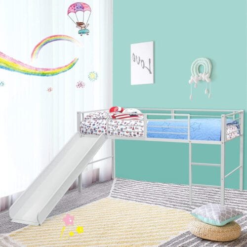COSTWAY Kids Mid Sleeper Bed
