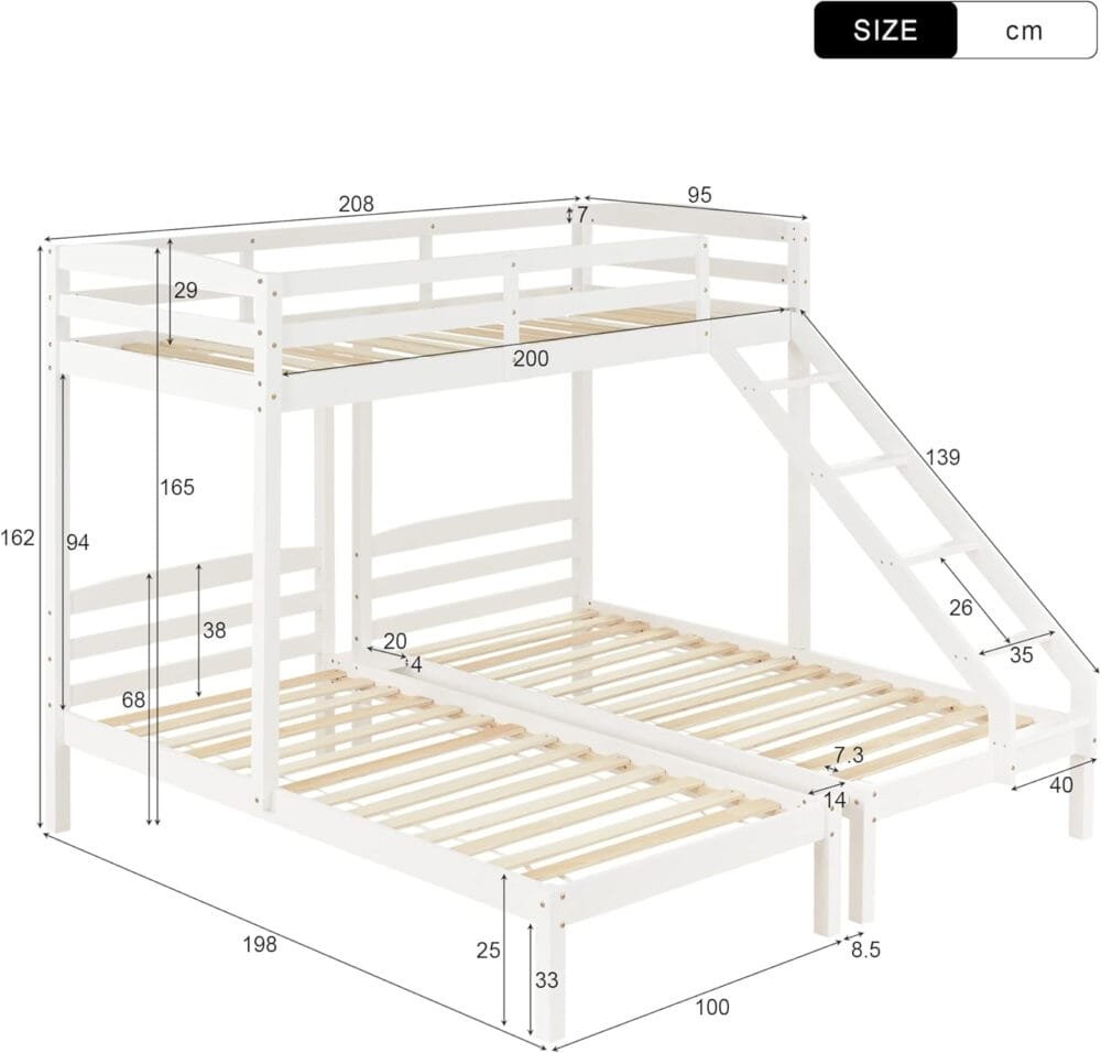 Merax Triple Bunk Bed