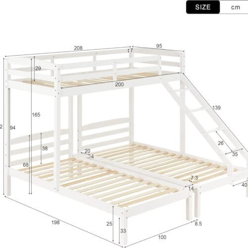 Merax Triple Bunk Bed