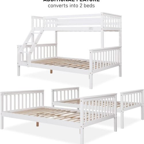 Triple Bunk Bed With Ladder