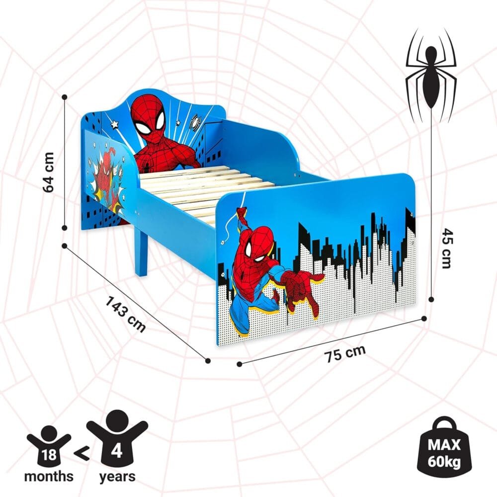 Disney Marvel Spider-Man Toddler Bed