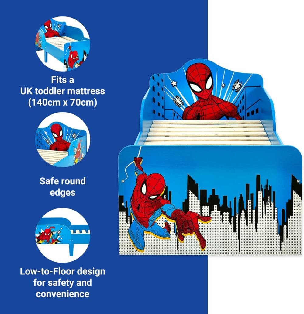 Disney Marvel Spider-Man Toddler Bed
