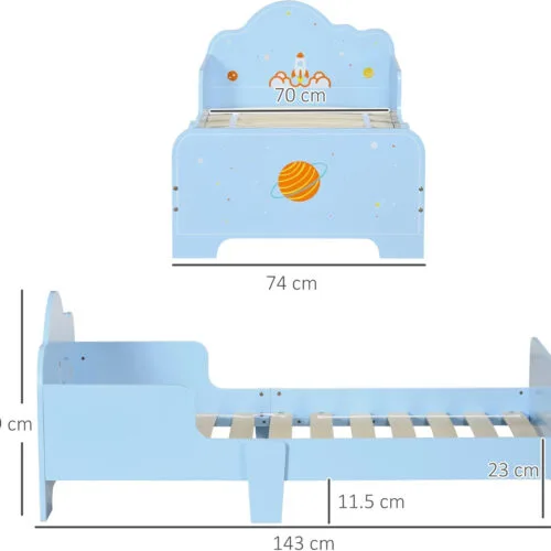 ZONEKIZ Kids Toddler Bed