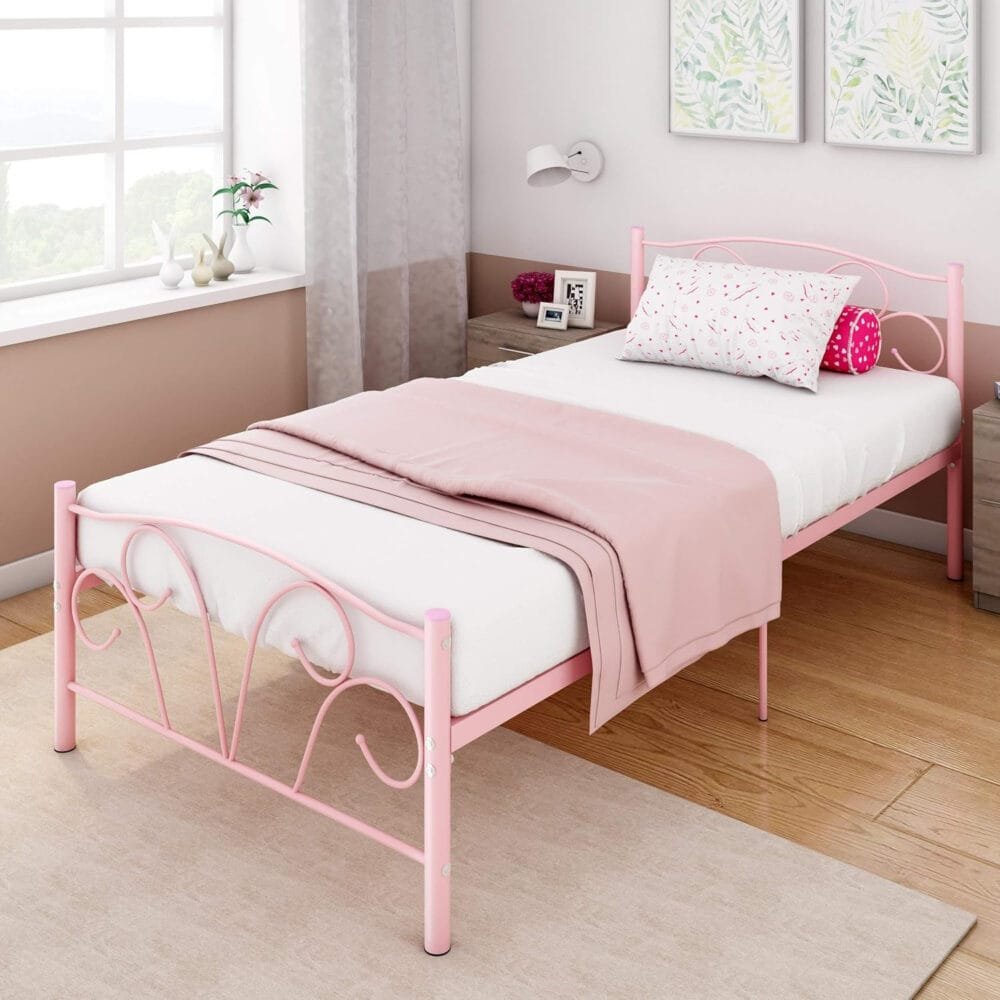 Panana Modern Single Metal Bed