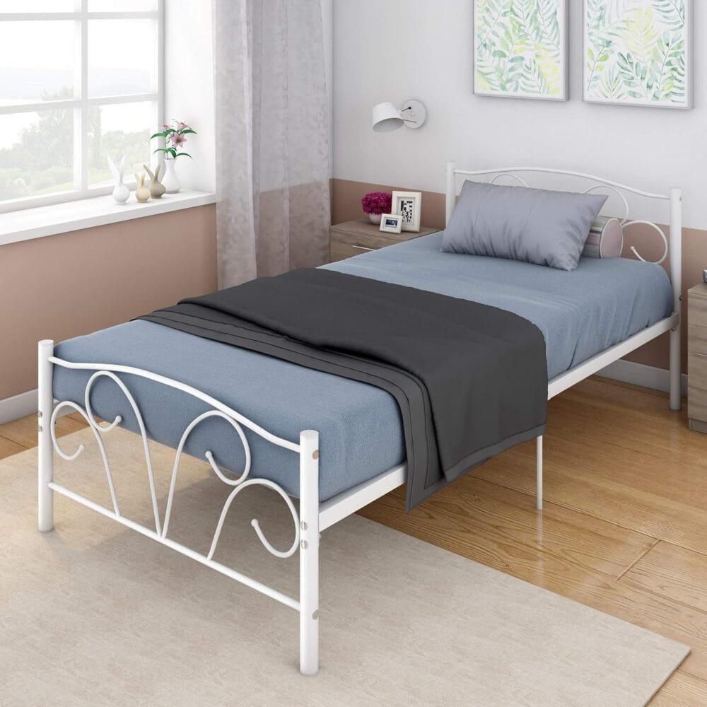 Panana Modern Single Metal Bed