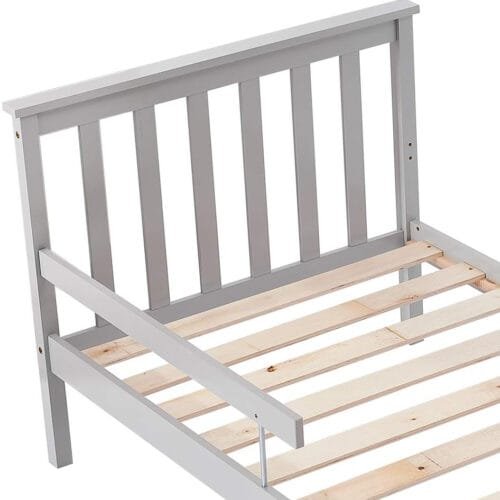 Single Bed Frame with Guardrail