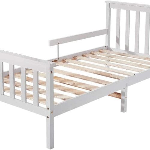 Single Bed Frame with Guardrail