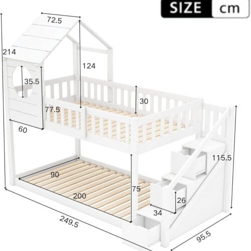 LTGB Bunk Bed for Kids