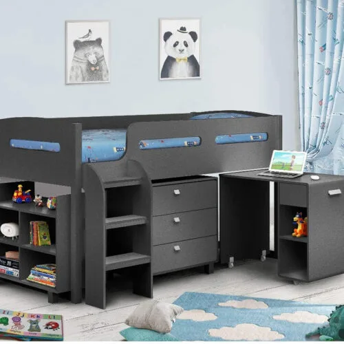 Kids Mid Sleeper Bed