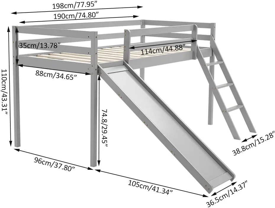 Panana Bunk Bed with Slide