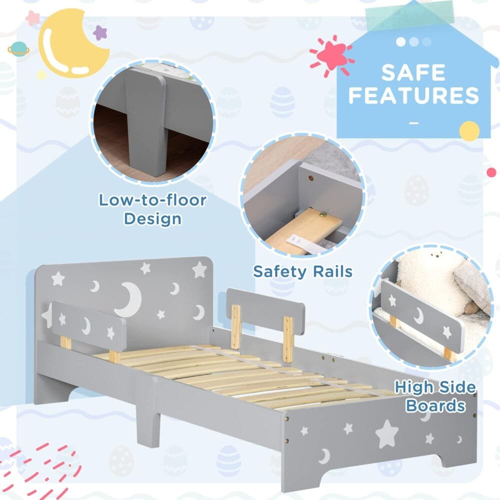 ZONEKIZ Toddler Bed