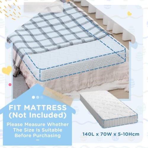 ZONEKIZ Toddler Bed