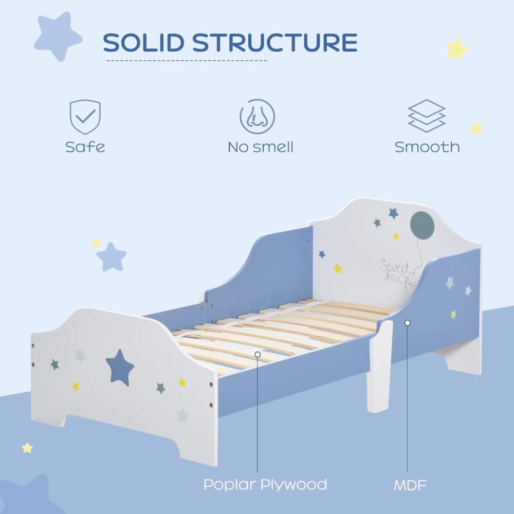 HOMCOM Toddler Bed