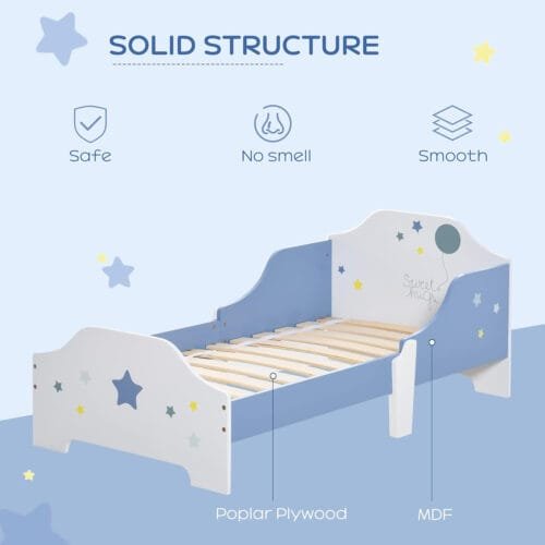 HOMCOM Toddler Bed