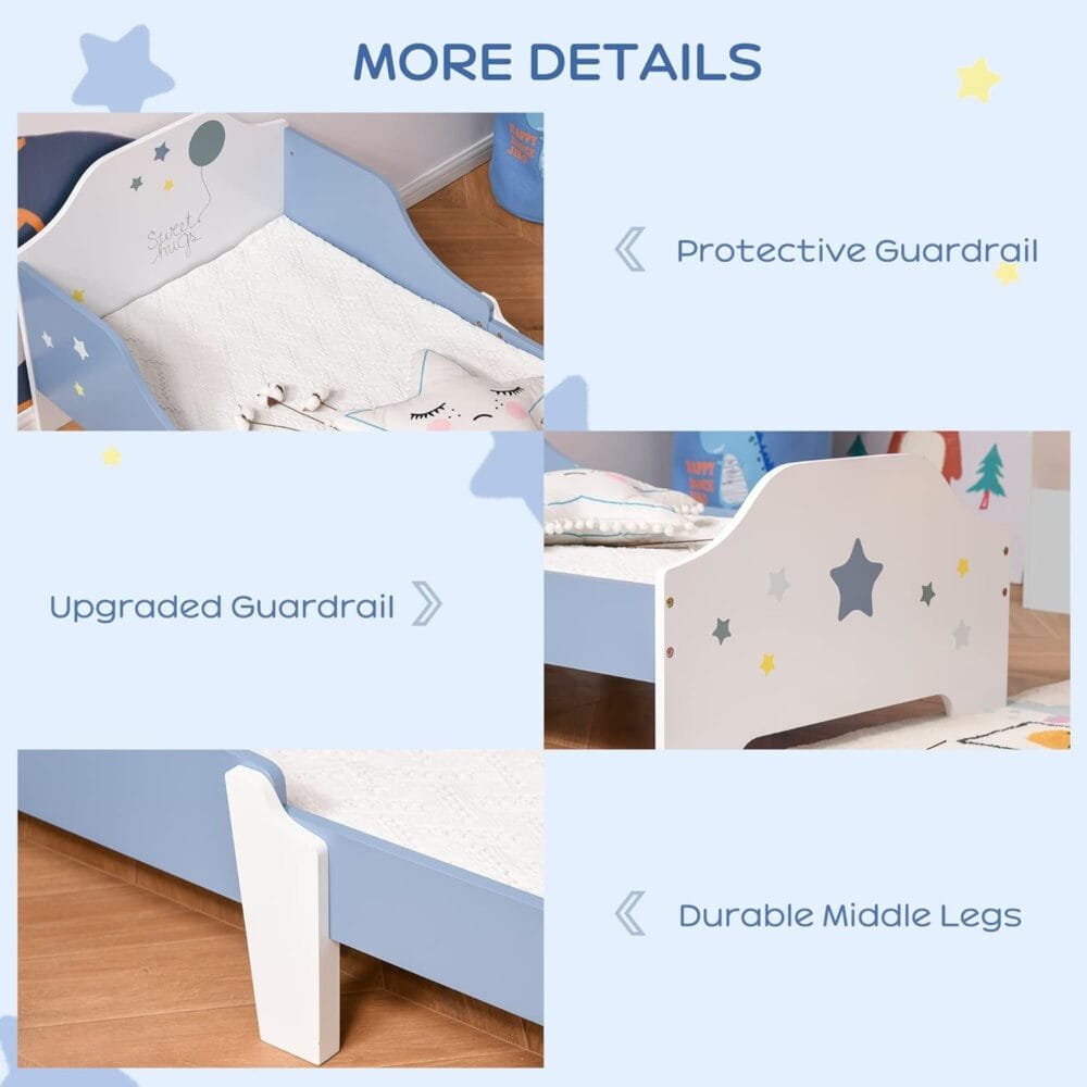 HOMCOM Toddler Bed