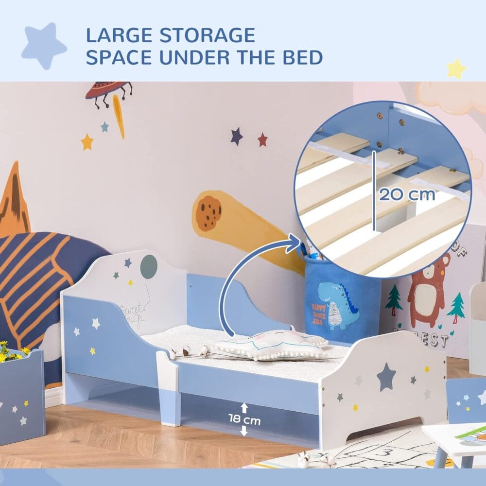 HOMCOM Toddler Bed