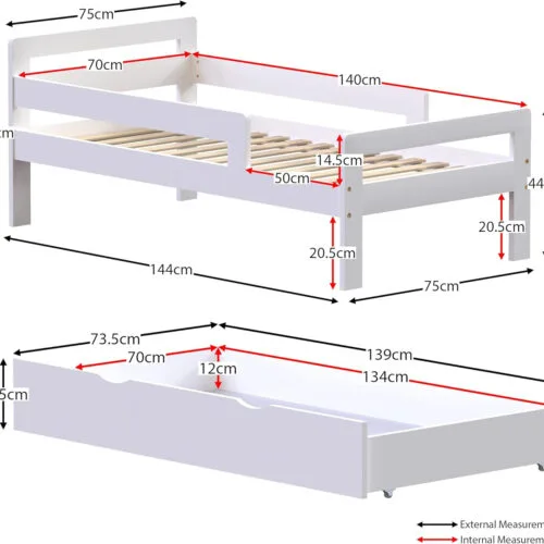 Junior Vida Taurus Wooden Bed