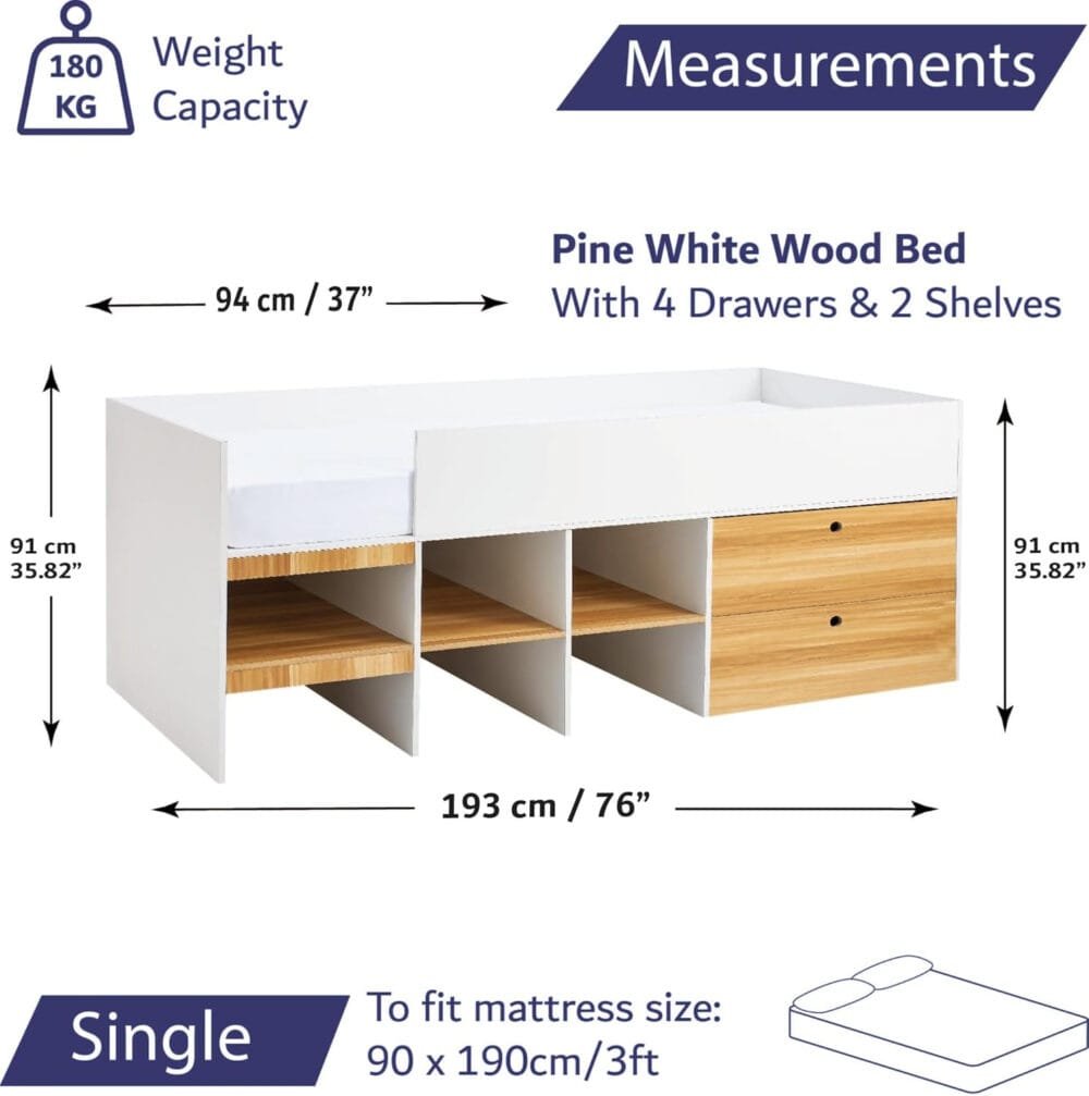 Home Treats Single Cabin Bed