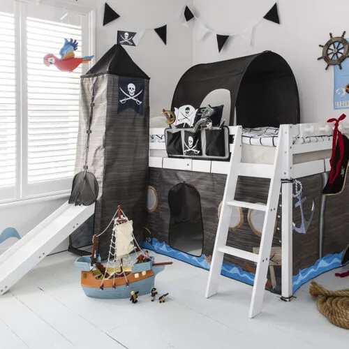 Midsleeper Cabin Bed with Slide