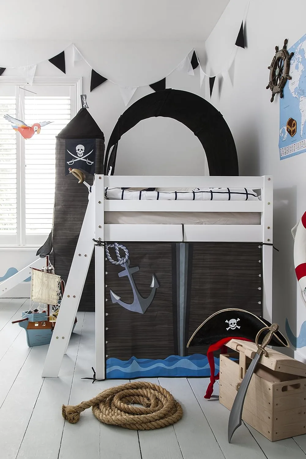 Midsleeper Cabin Bed with Slide