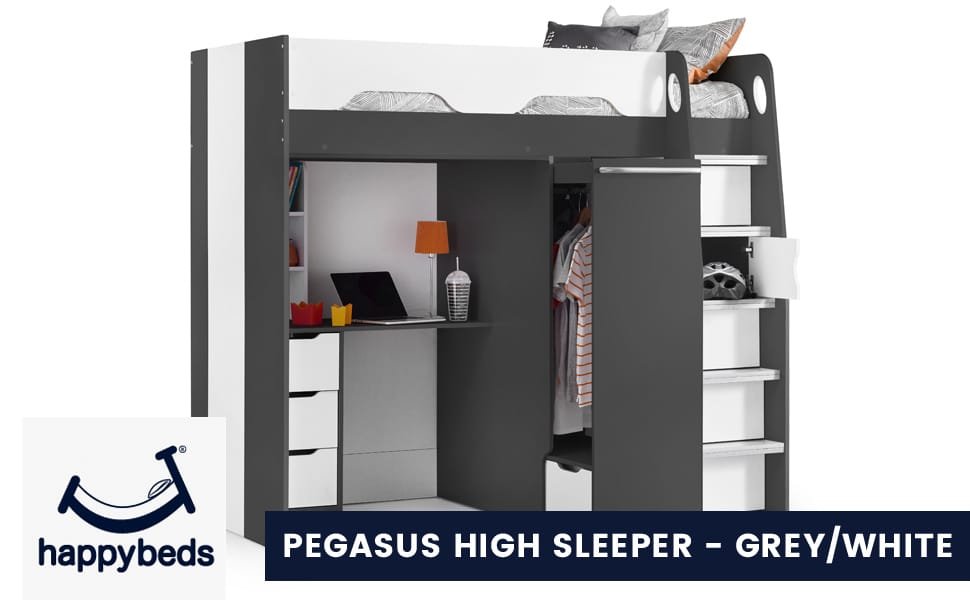 Pegasus Wooden High Sleeper