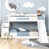 Kayan Bunk Bed with Stairs and Slide