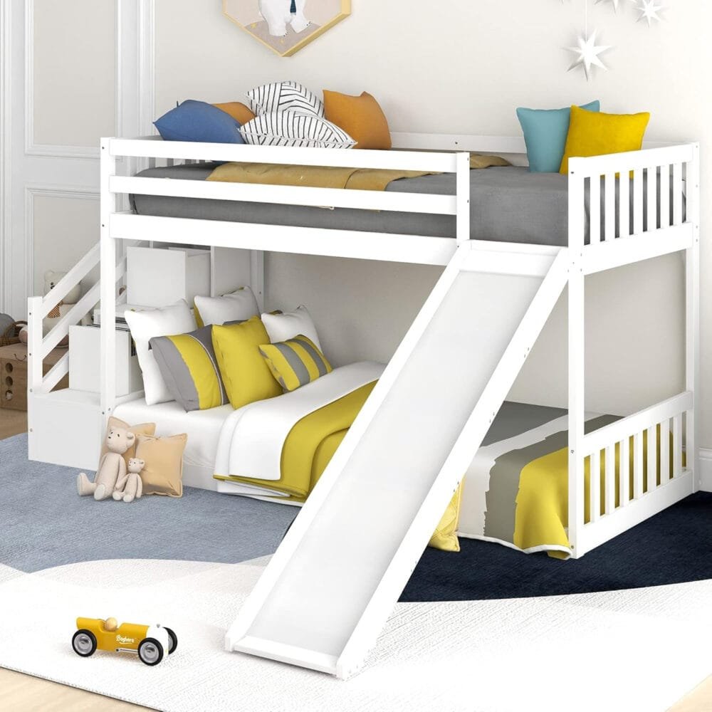 LTGB Bunk Bed with Stairs and Slide