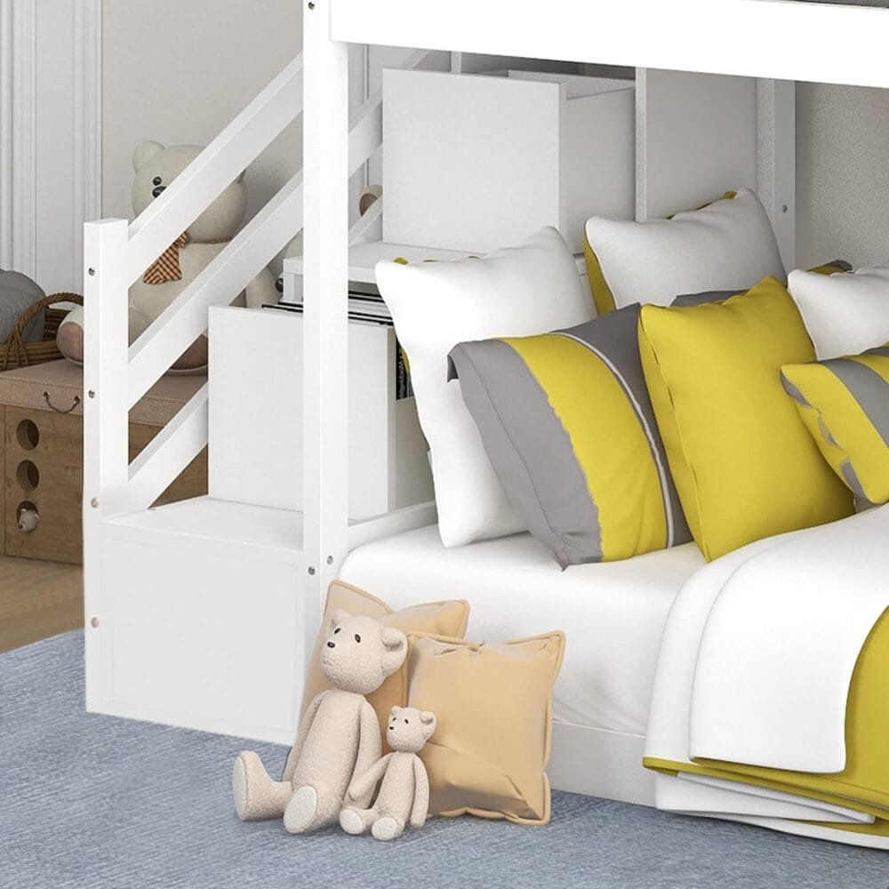LTGB Bunk Bed with Stairs and Slide