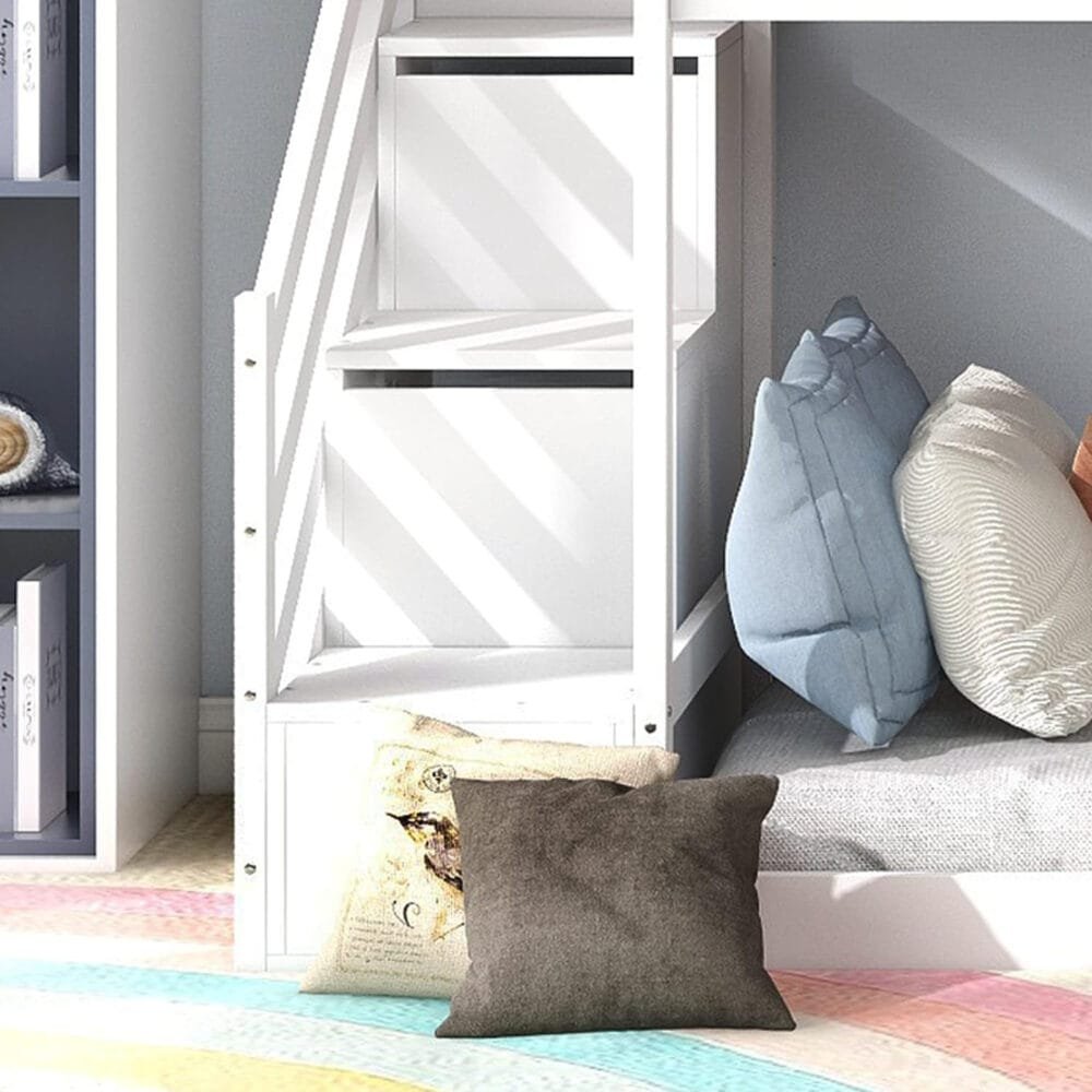 LTGB Bunk Bed with Stairs and Slide