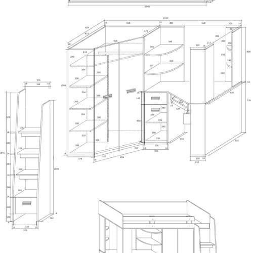 High Sleeper/Bunk Bed