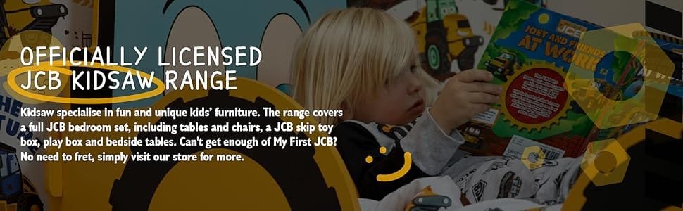 Officially licensed JCB Kidsaw Range