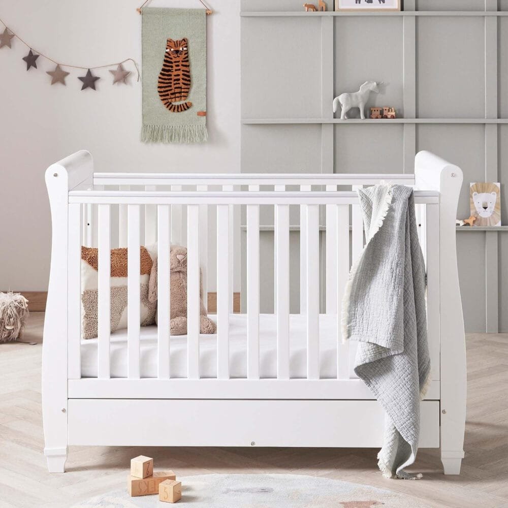 Babymore Eva Sleigh Cot Bed