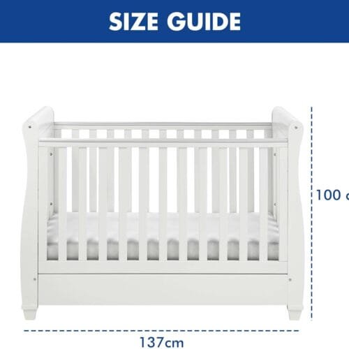 Babymore Eva Sleigh Cot Bed