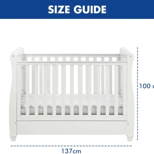 Babymore Eva Sleigh Cot Bed