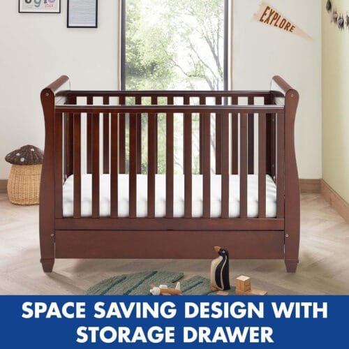Babymore Eva Sleigh Cot Bed