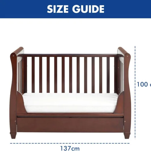 Babymore Eva Sleigh Cot Bed