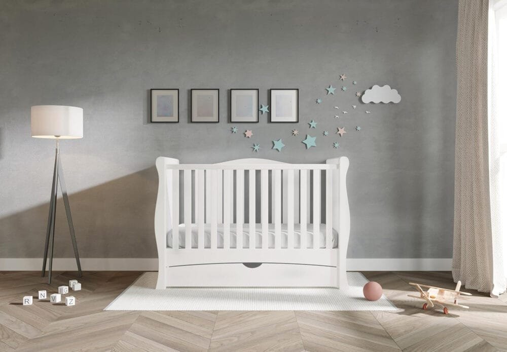 Viculii GILBERT Baby Sleigh Cot Bed