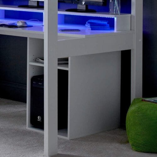 Urban Grey Wooden PC Kids Sleeper Bed