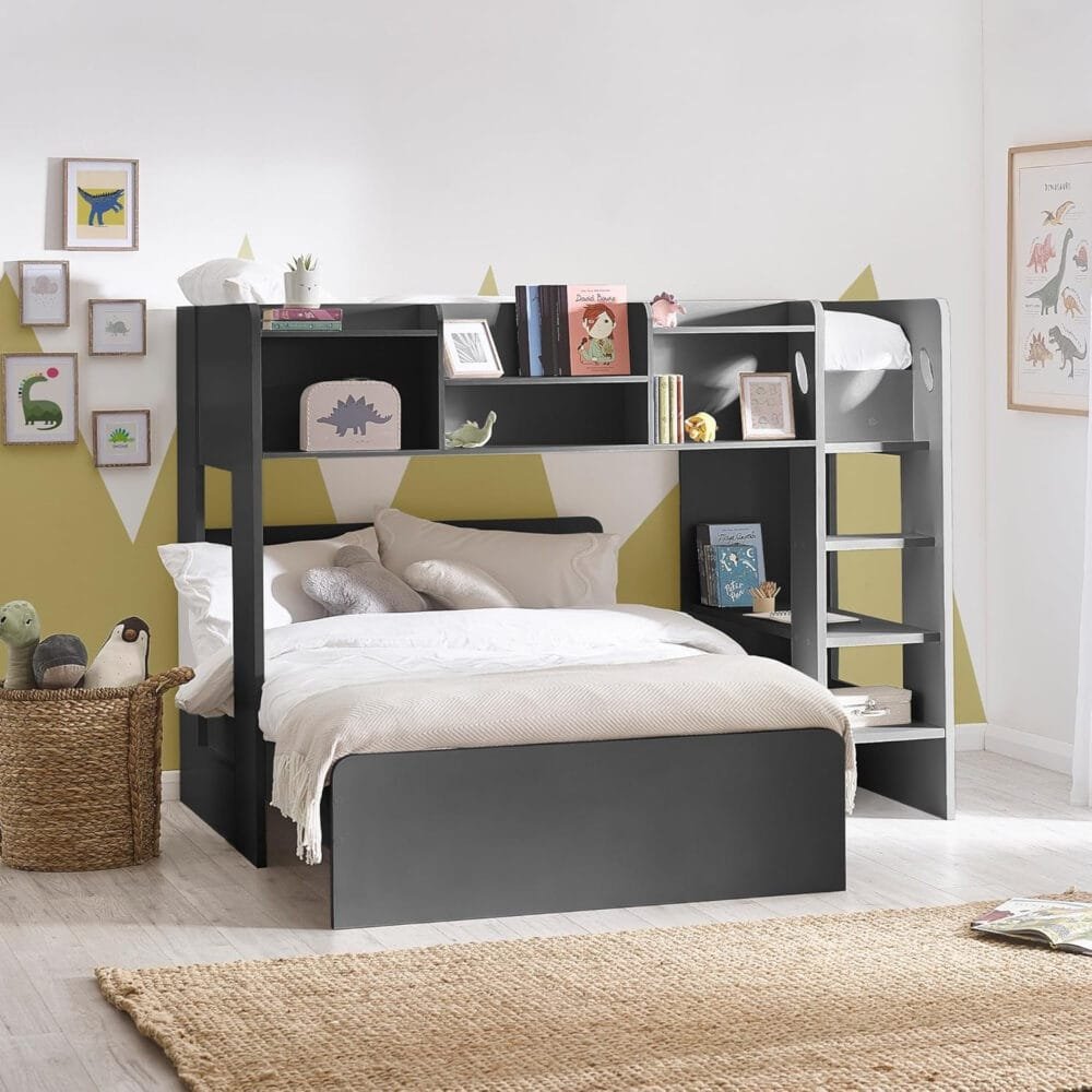 Julian Bowen OWEN BUNK BED - ANTHRACITE