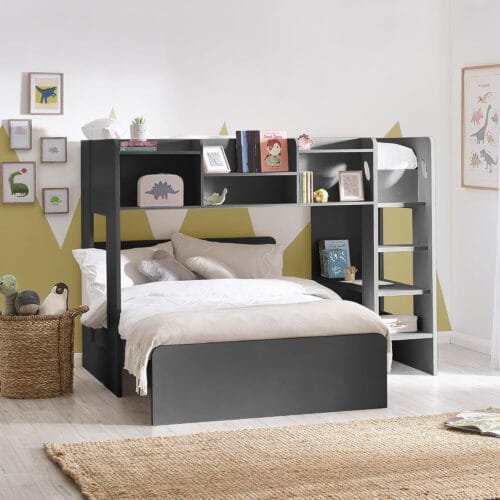 Julian Bowen OWEN BUNK BED - ANTHRACITE