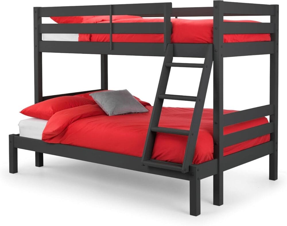 Julian Bowen Merlin Triple Sleeper Bunk - Anthracite