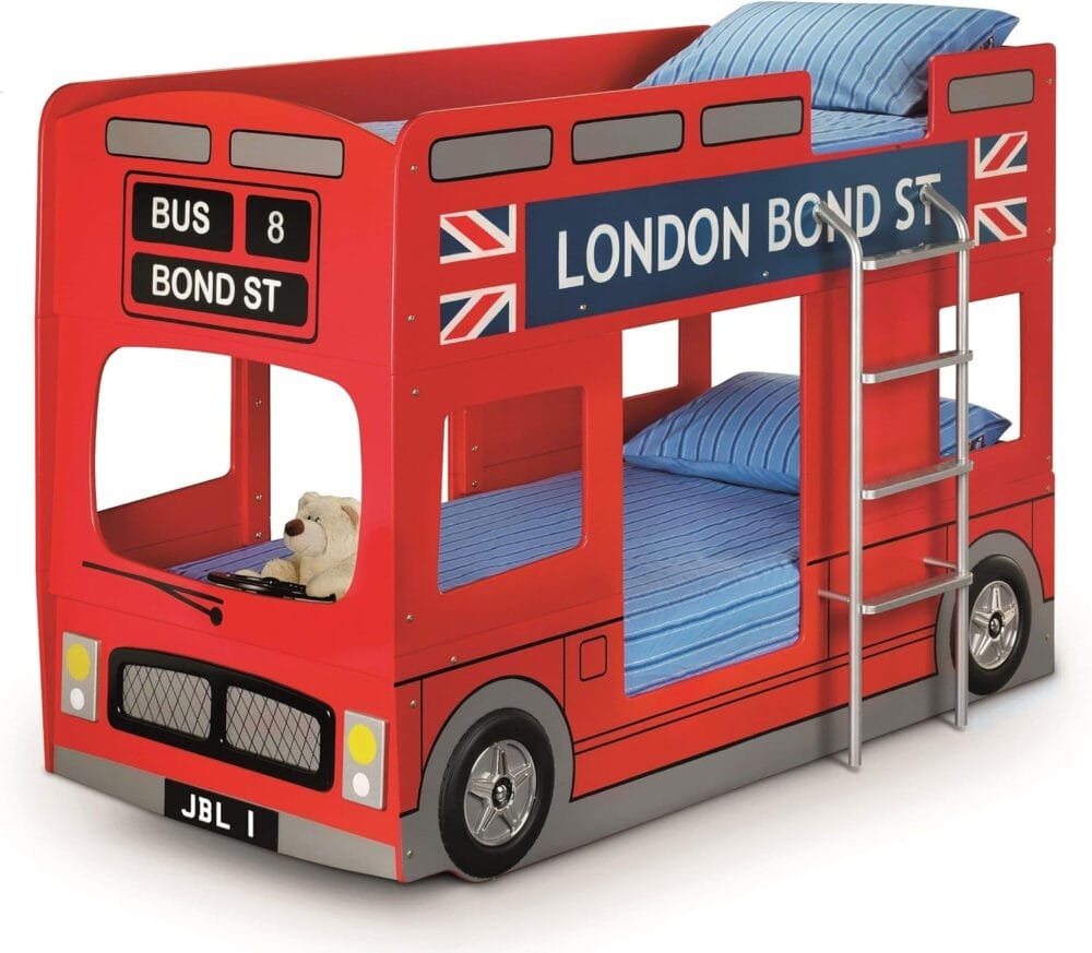 Julian Bowen Red Wood London Bunk Bed