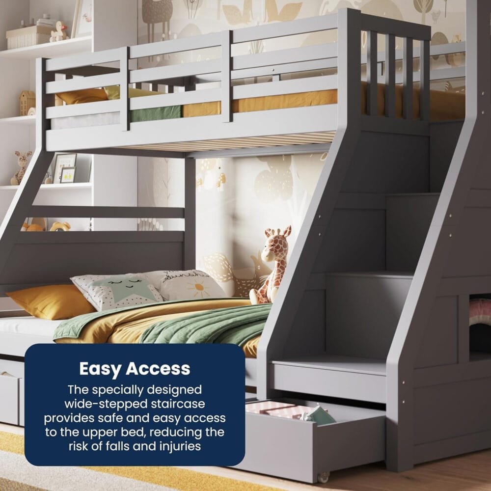 Flair Furnishings Triple Bunk Beds for Kids