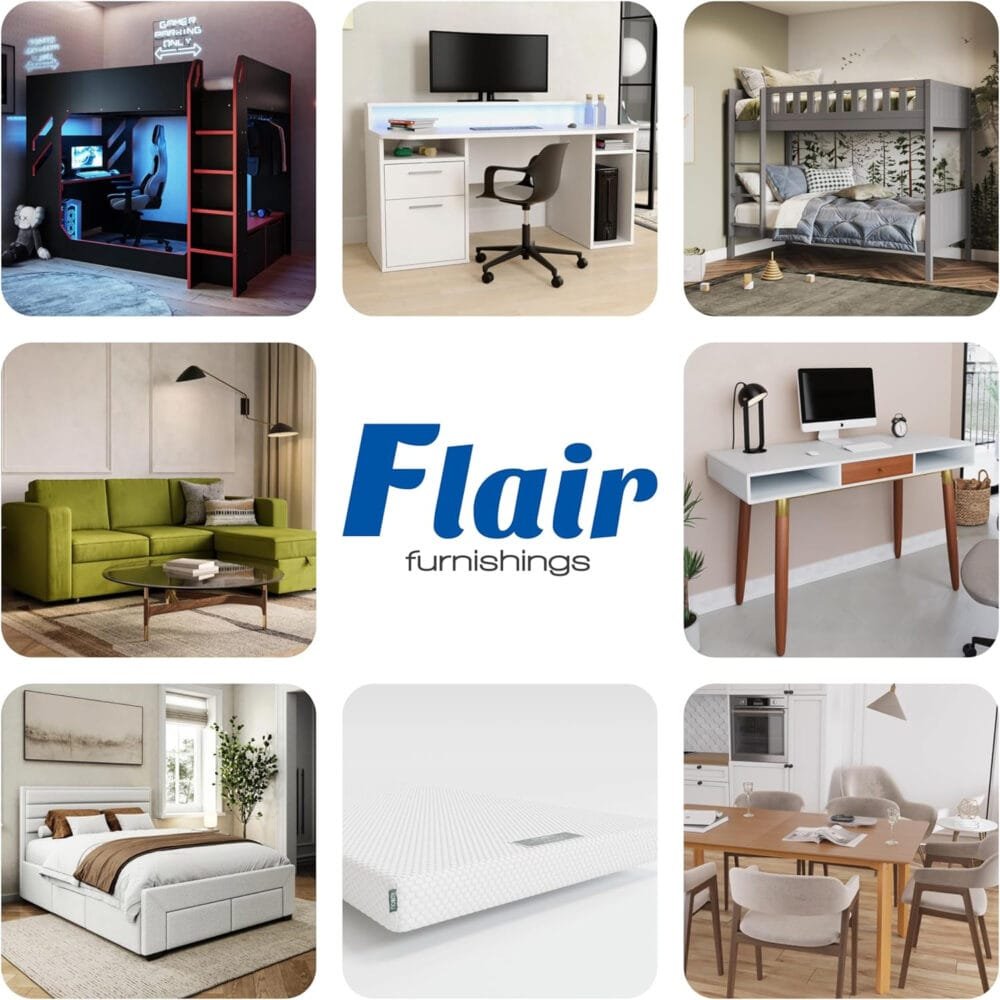 Flair Furnishings Triple Bunk Beds for Kids