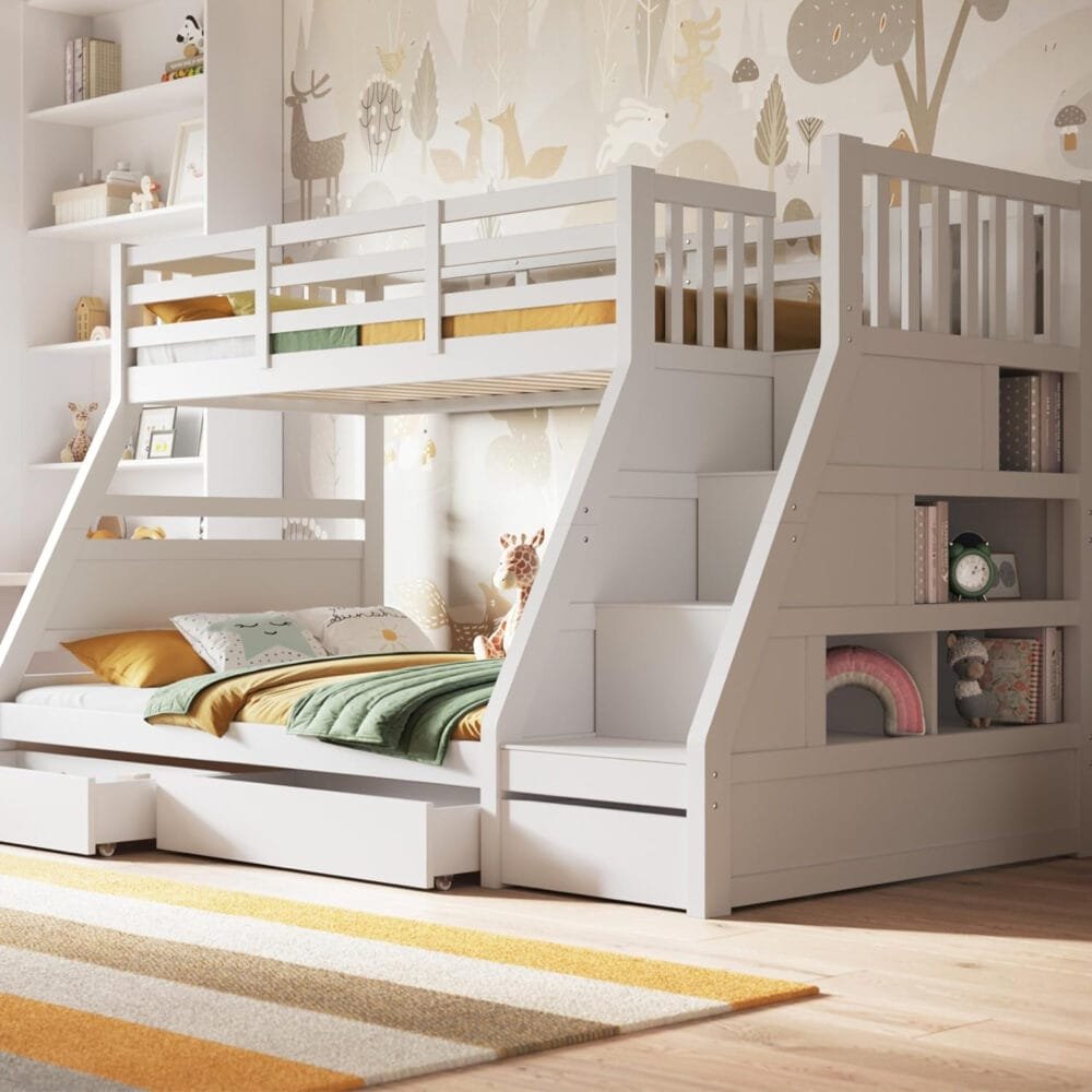 Flair Furnishings Triple Bunk Beds for Kids