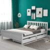 Wooden Solid Pine Storage Bed