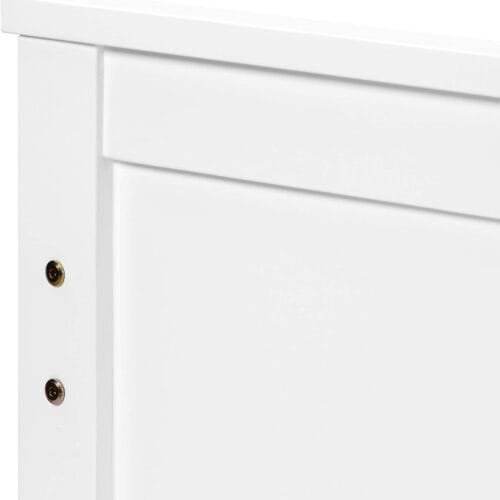 Harper & Bright Designs Wooden Solid Pine Storage Bed With Drawers