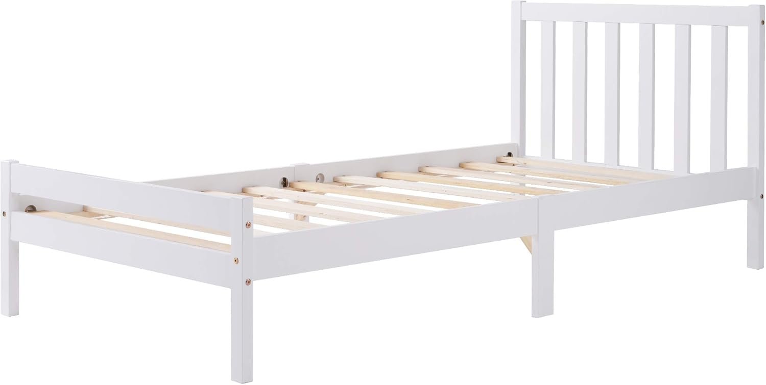 689a6a89018809306ea4eb9430f32afd884242329c0649a375da6.jpg Merax Wooden Bed Frame, Single Bed 3ft Solid Wooden Bed Frame