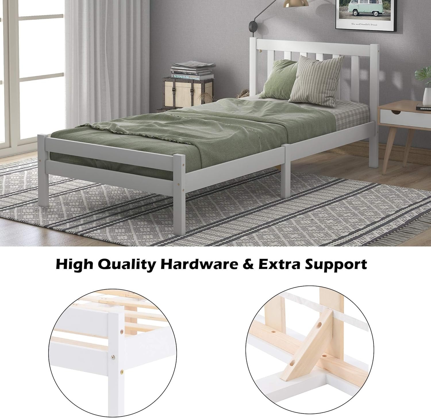 689a6a8a94fc048c8fe68944d275880fc260e6ed6639b6177bcb8.jpg Merax Wooden Bed Frame, Single Bed 3ft Solid Wooden Bed Frame