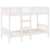 Furniture set, Bunk Bed White 90x200 cm Solid Wood Pine